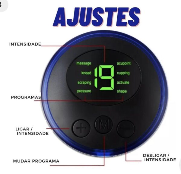 Massageador Ems Portátil Pulso Elétrico Pés Pernas Tapete-BAMX - Image 2