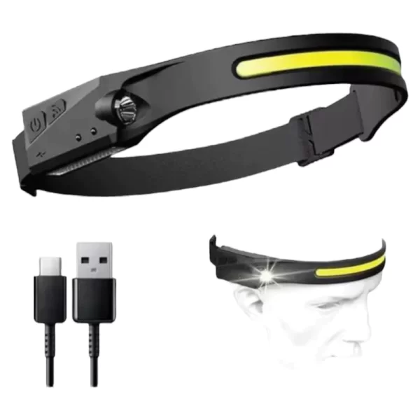 Lanterna Led Recarregável Usb PescaProfissional De Cabeça - Image 7